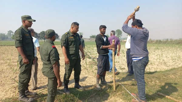गुठी संस्थानको जग्गा खोज्ने अभियान बिहीबार पनि जारी, ९ विघा १३ कट्ठाको सीमांकन छुट्याइयो